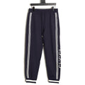 Gucci Double-Stripe Logo Drawstring Trousers - Navy