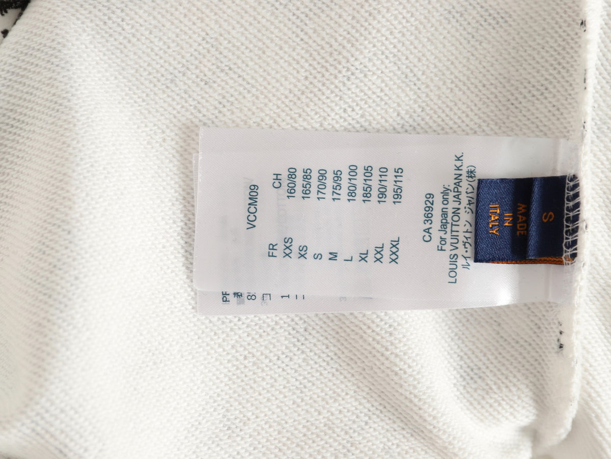 Louis Vuitton Gradient Monogram-Style Pullover Hoodie - White