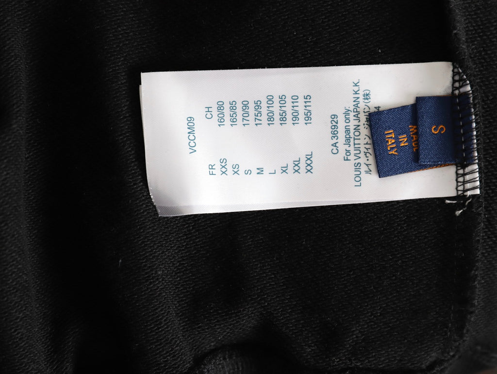Louis Vuitton Gradient Monogram-Style Pullover Hoodie - Black