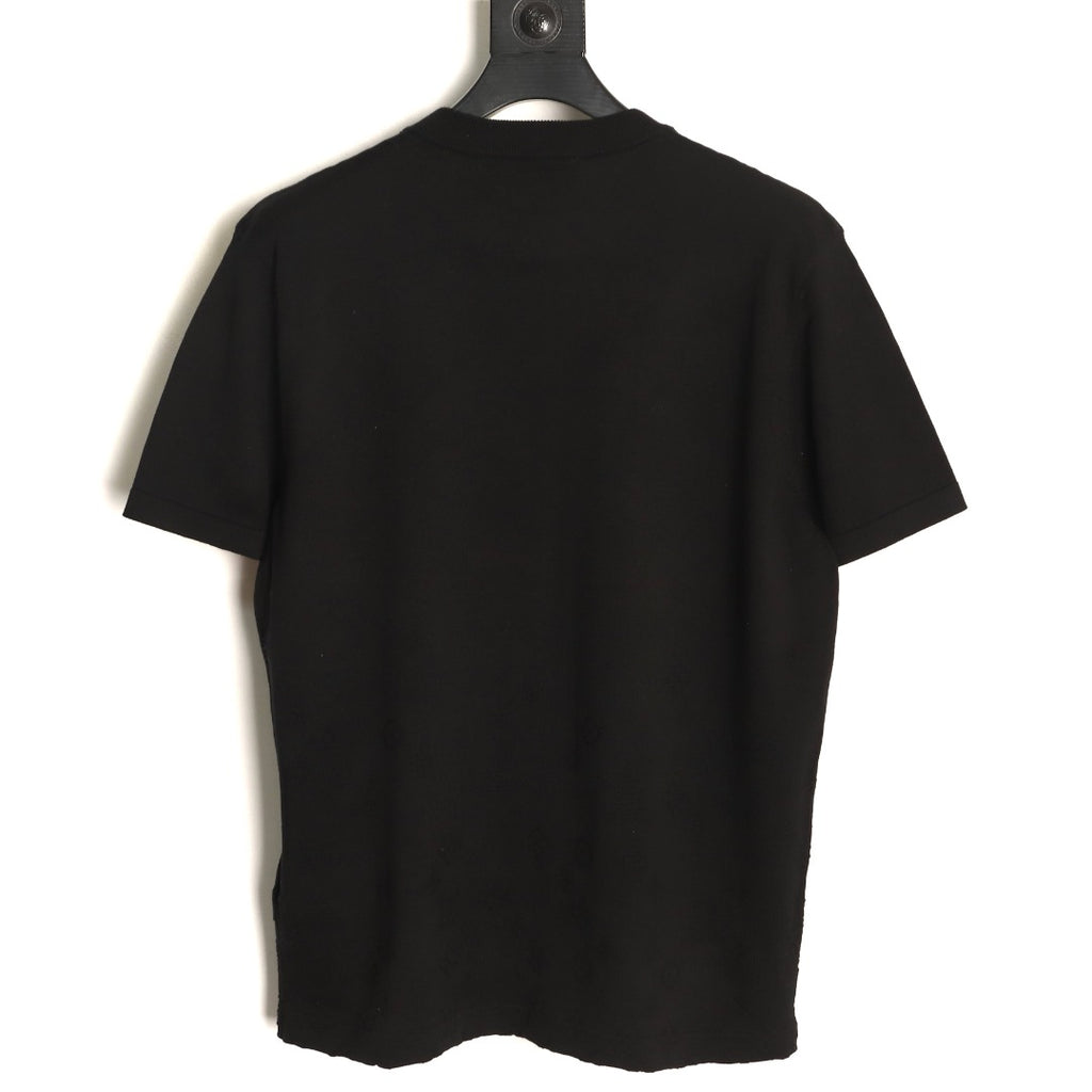 Louis Vuitton Crewneck Short-Sleeve T-Shirt - Black