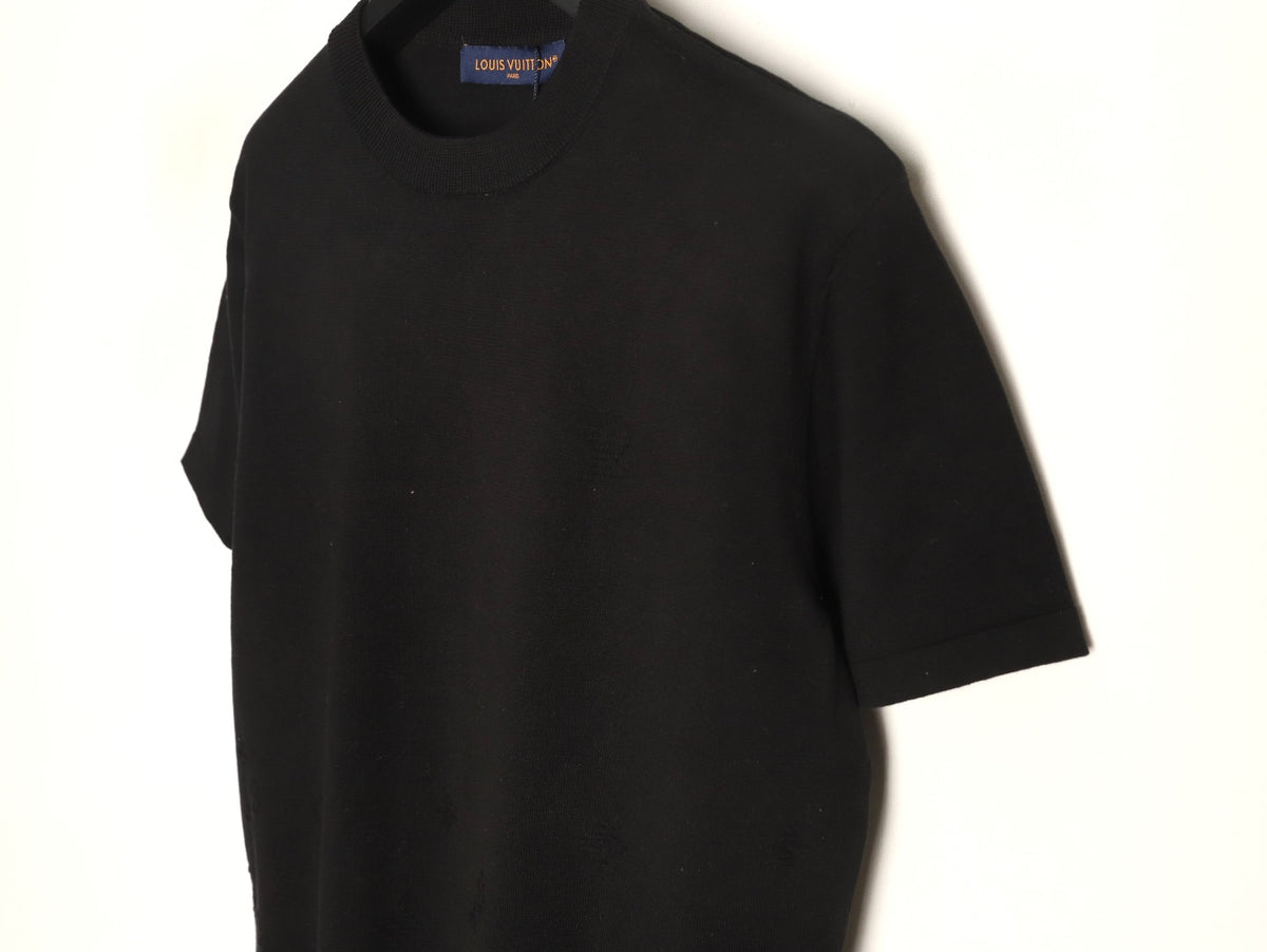 Louis Vuitton Crewneck Short-Sleeve T-Shirt - Black