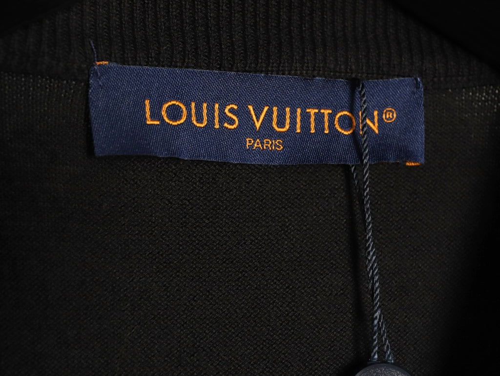 Louis Vuitton Crewneck Short-Sleeve T-Shirt - Black