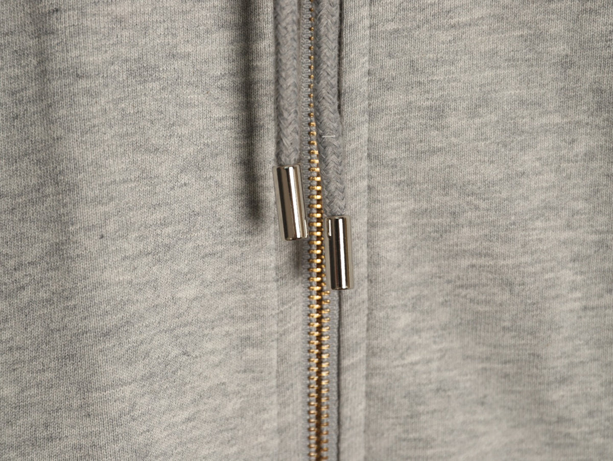 Louis Vuitton Sketch-Style Monogram Zip Hoodie - Light Gray