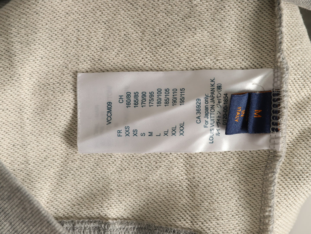 Louis Vuitton Sketch-Style Monogram Zip Hoodie - Light Gray