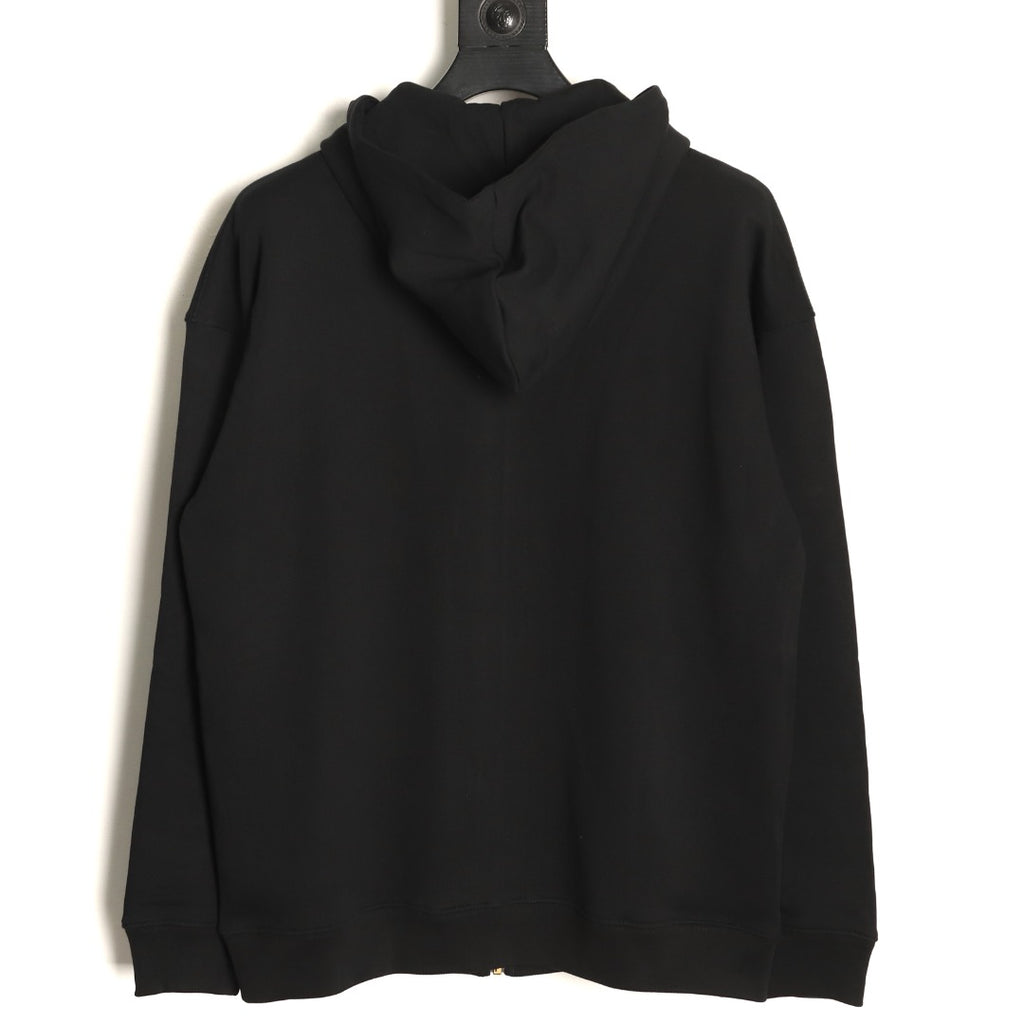 Louis Vuitton Sketch-Style Monogram Zip Hoodie - Black