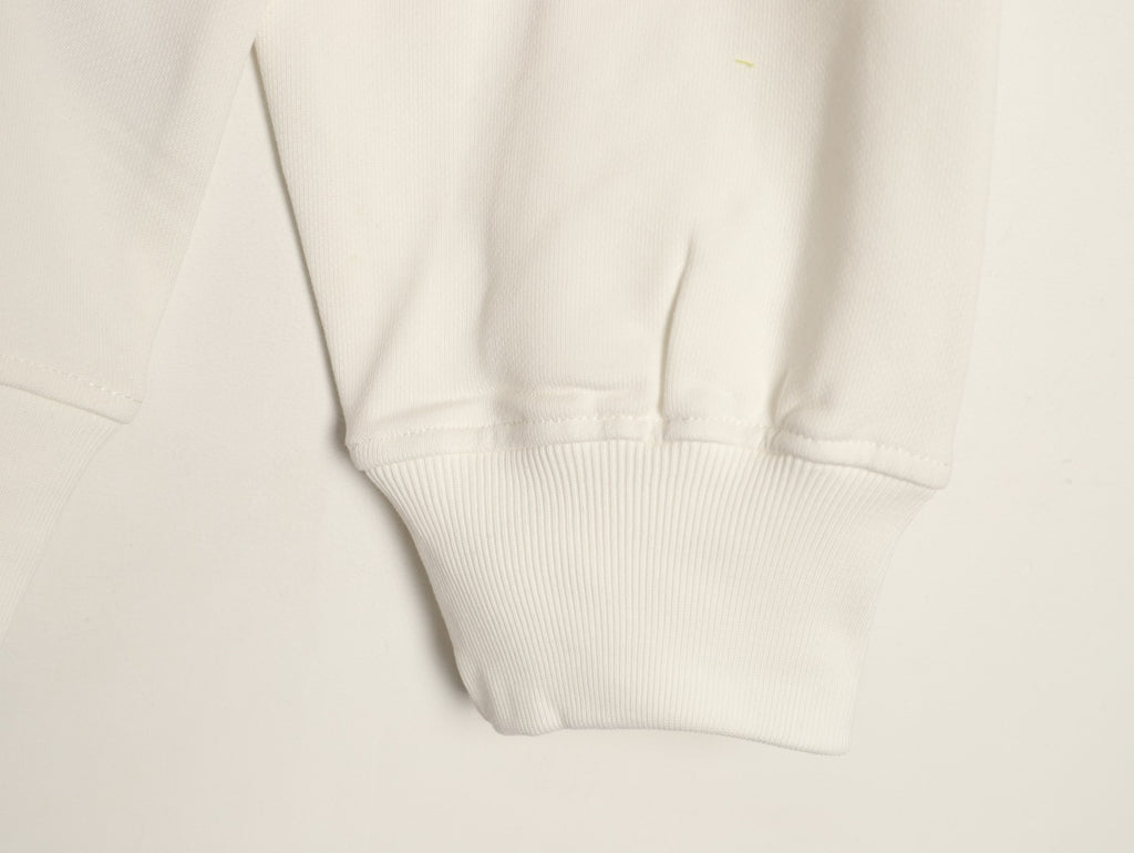 Burberry Teddy Bear Lettering Crewneck Sweatshirt - Cream