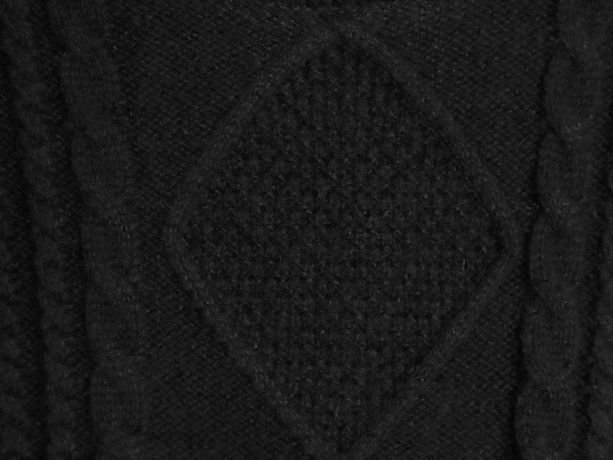 Burberry Layered-Look Check-Detail Crewneck Sweater - Black