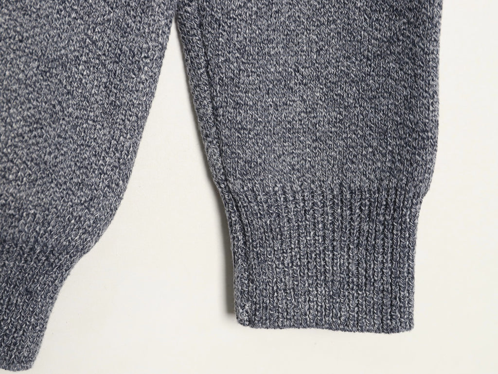 Loewe Anagram and Lettering Crewneck Knit Sweater - Gray