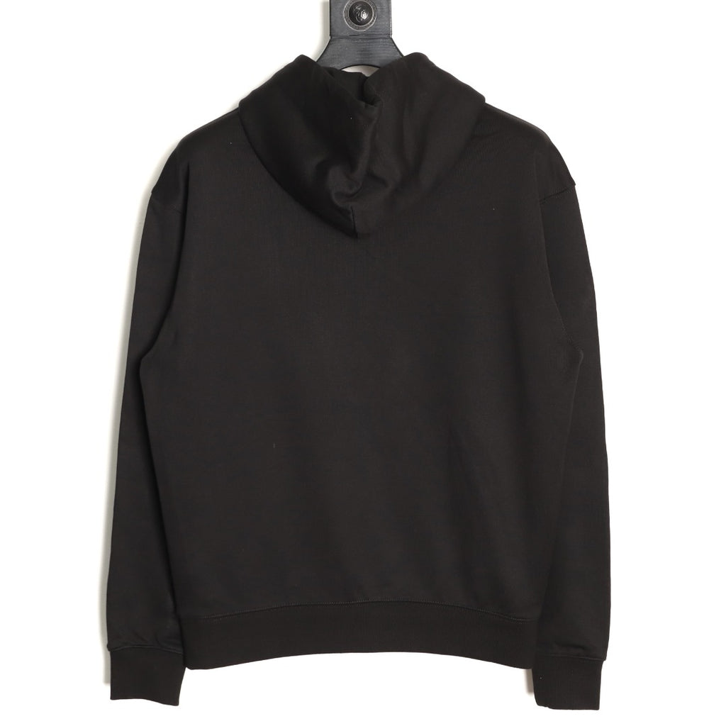 Burberry Equestrian Graphic Pullover Hoodie - Black