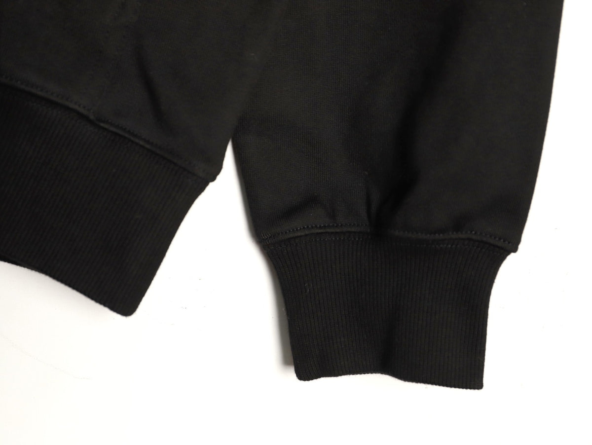 Burberry Equestrian Emblem Pullover Hoodie - Black