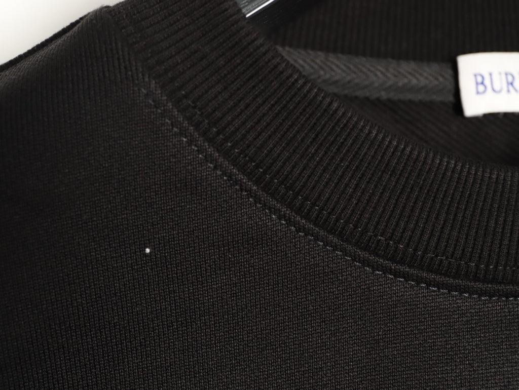 Burberry Multicolor Lettering Crewneck Sweatshirt - Black