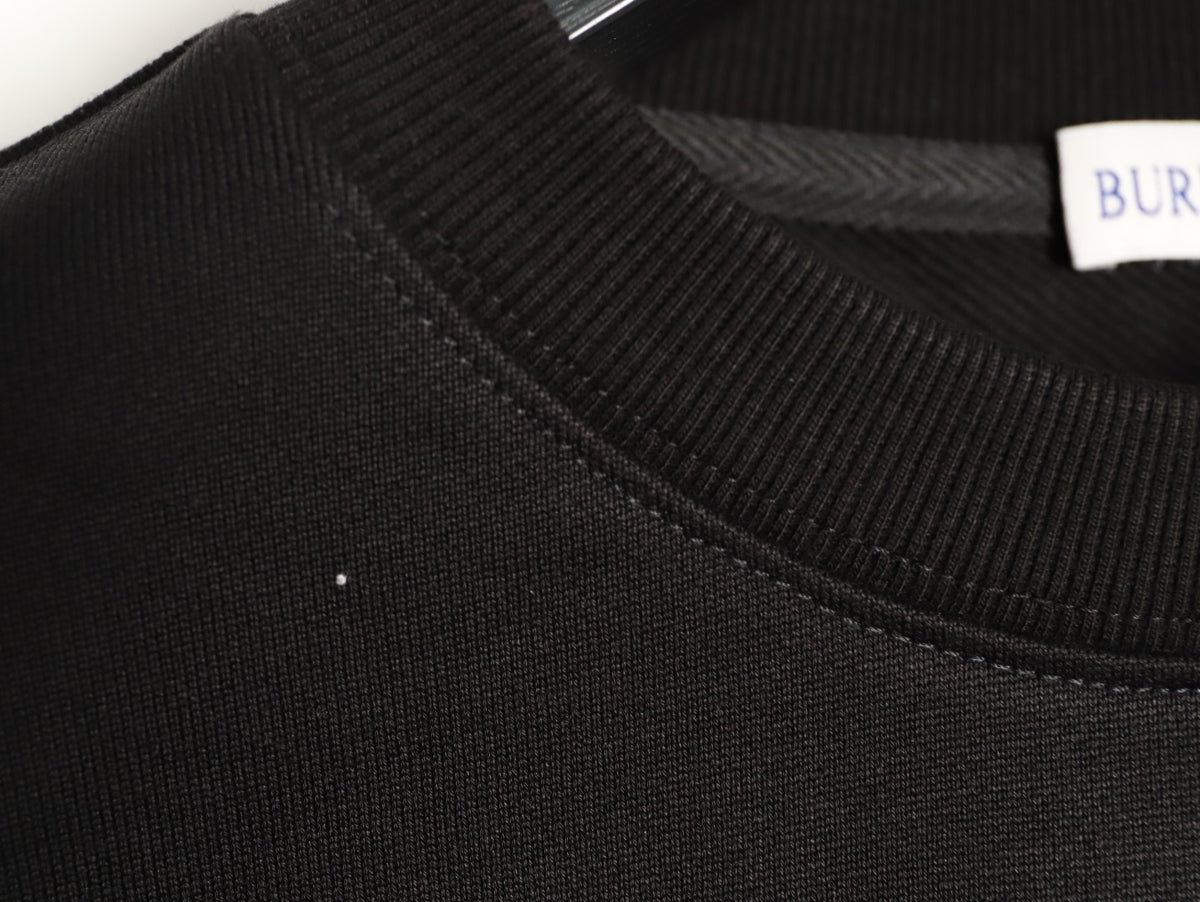 Burberry Multicolor Lettering Crewneck Sweatshirt - Black