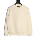 Gucci Interlocking G and Lettering Crewneck Sweatshirt - Cream
