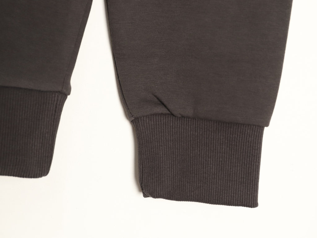 Gucci Interlocking G and Lettering Crewneck Sweatshirt - Dark Charcoal
