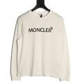Moncler Lettering Long-Sleeve T-Shirt - Cream