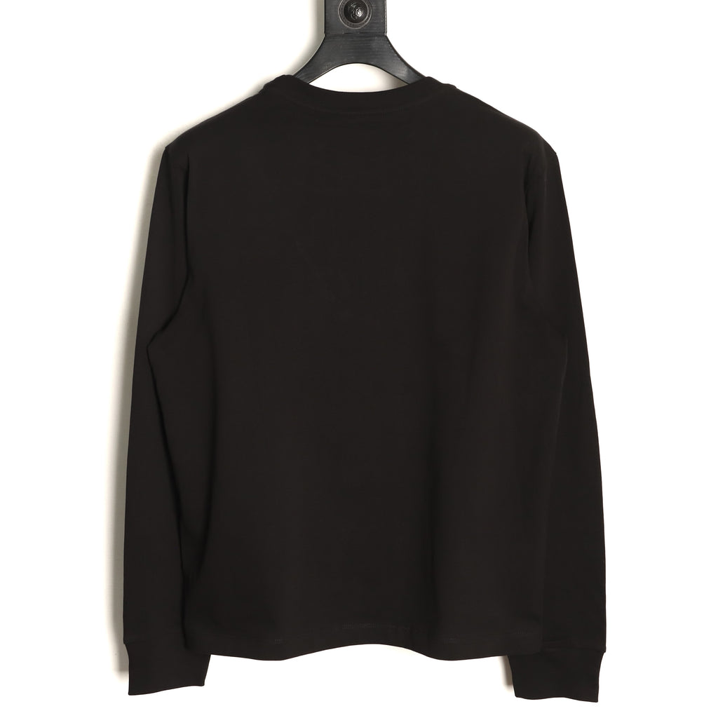 Moncler Lettering Long-Sleeve T-Shirt - Black