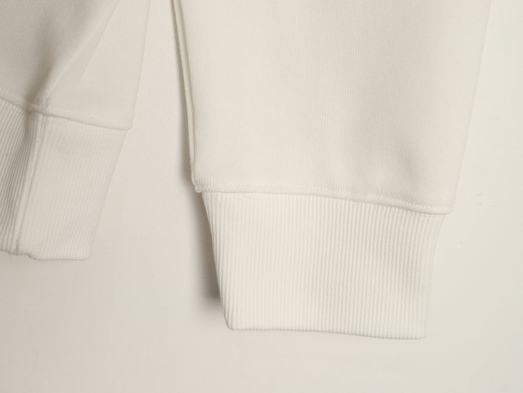 Gucci Monogram-Style Pocket-Patch Crewneck Sweatshirt - Cream