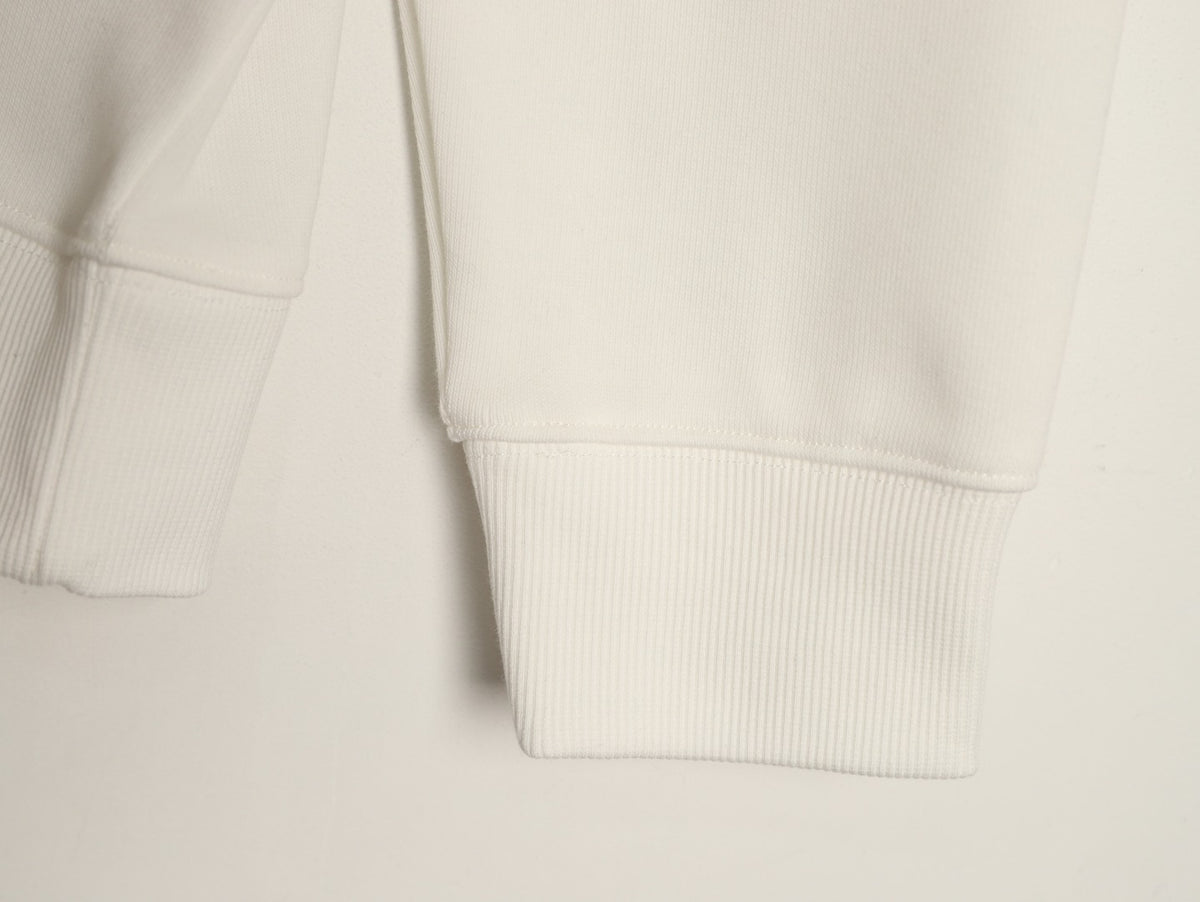 Gucci Monogram-Style Pocket-Patch Crewneck Sweatshirt - Cream