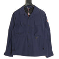 Moncler Utility Shirt-Collar Jacket - Navy