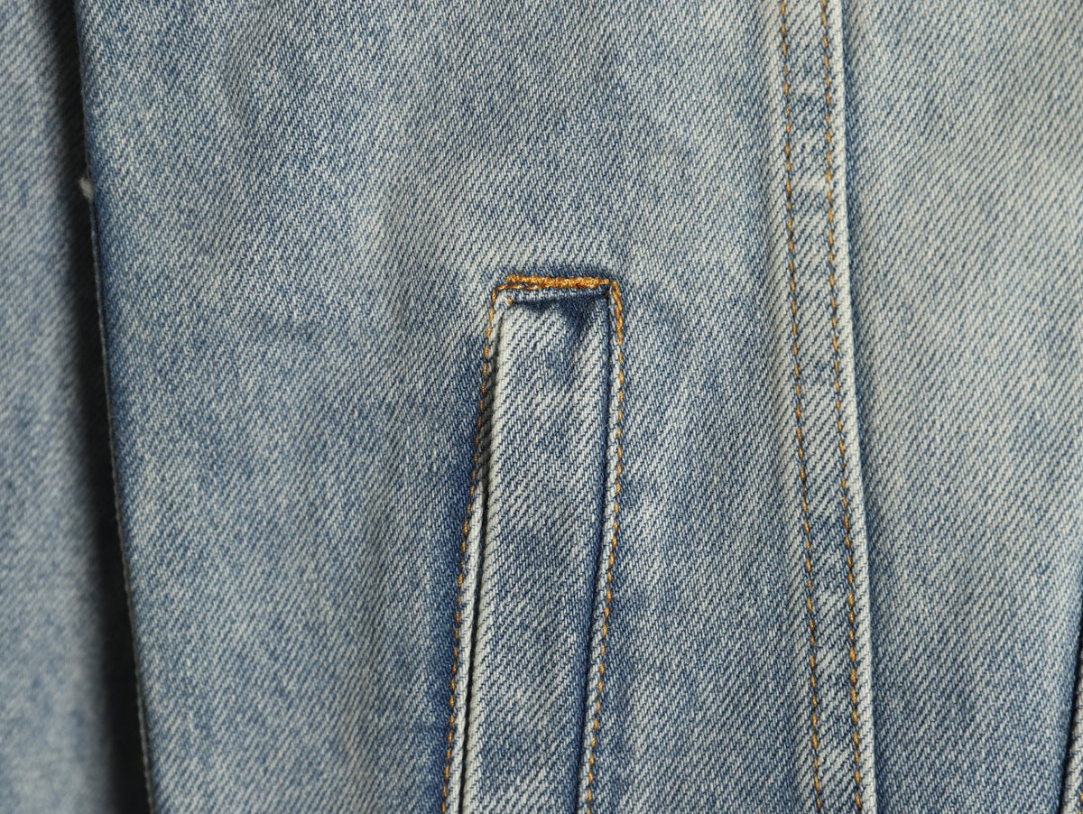 Louis Vuitton Truck-Detail Denim Jacket - Washed Gray
