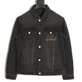 Louis Vuitton LV Chest-Motif Denim Jacket - Black