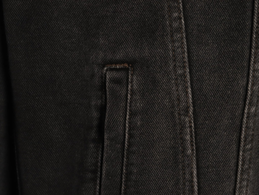 Louis Vuitton LV Chest-Motif Denim Jacket - Black