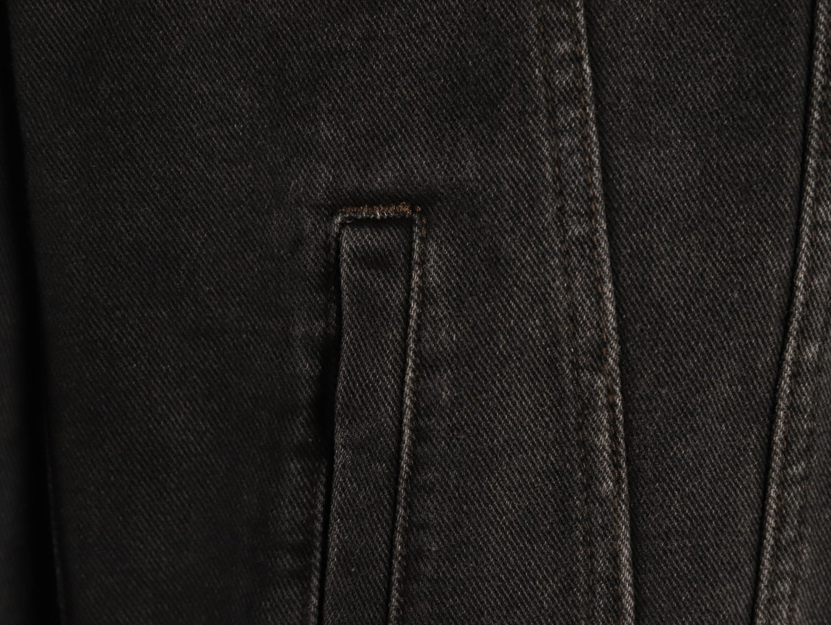 Louis Vuitton LV Chest-Motif Denim Jacket - Black