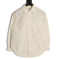 Chanel Stripe and Motif Long-Sleeve Shirt - Cream