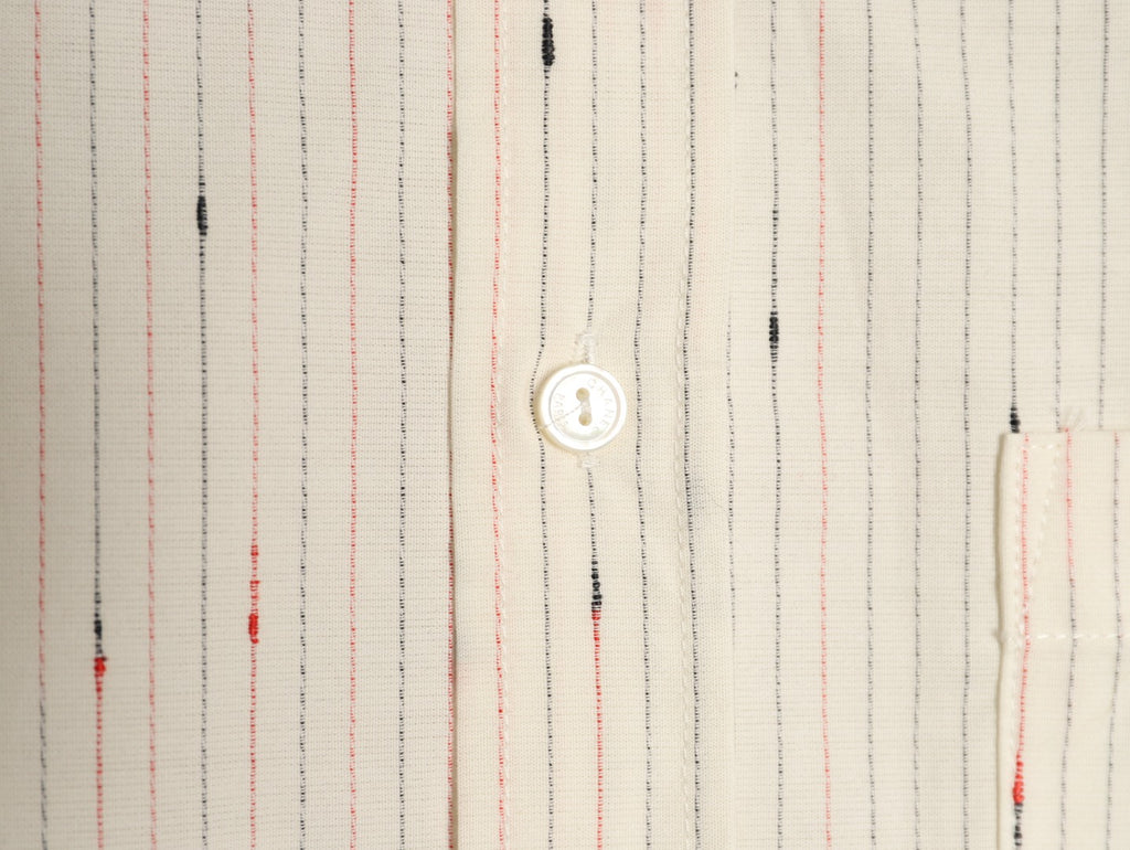 Chanel Stripe and Motif Long-Sleeve Shirt - Cream