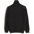 Burberry Equestrian Emblem Half-Zip Knit Sweater - Black
