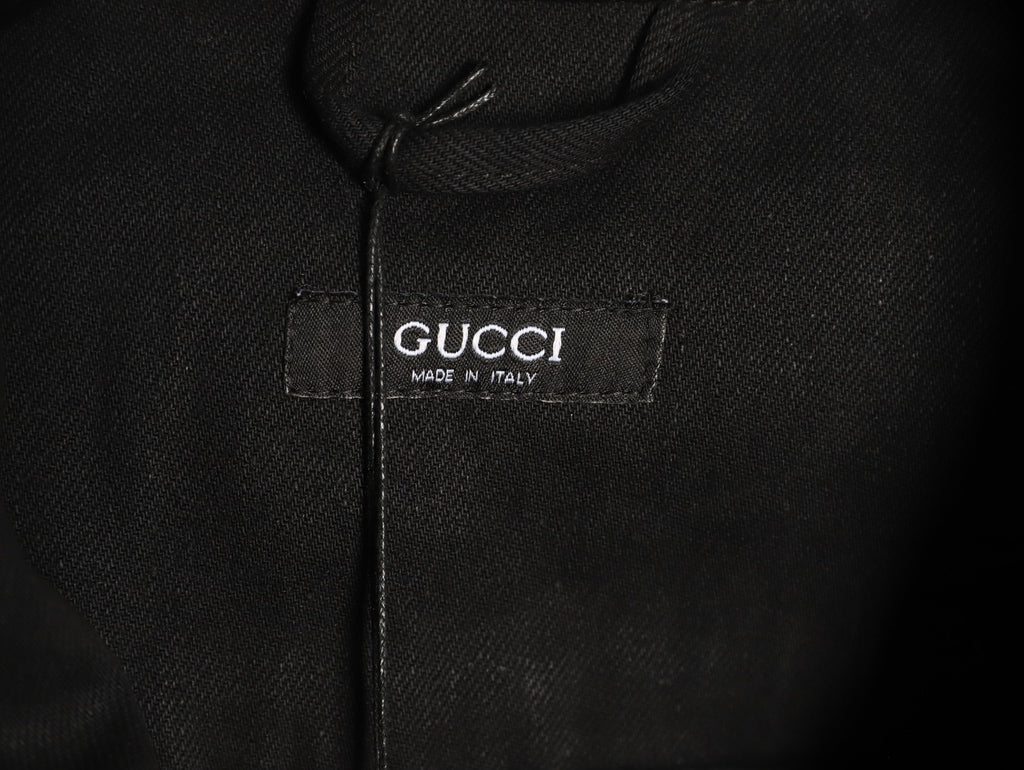 Gucci Horsebit-Style Hem Stand-Collar Zip Jacket - Black