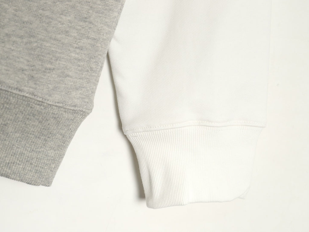 Gucci Lettering Layered-Look Crewneck Sweatshirt - Gray