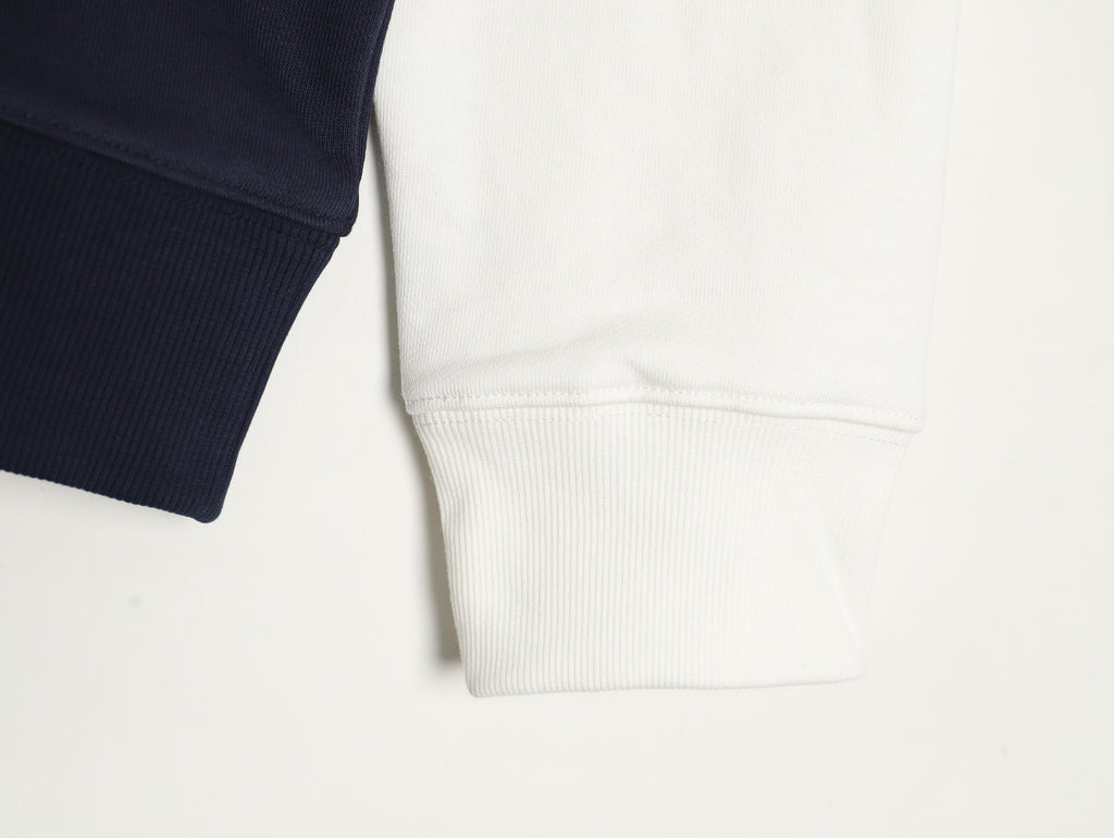 Gucci Lettering Layered-Look Crewneck Sweatshirt - Navy