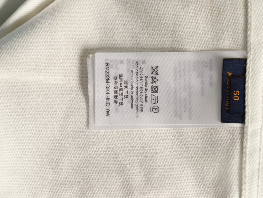 Louis Vuitton Galaxy-Style Monogram Gradient Denim Shirt Jacket - Blue and Cream