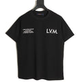 Louis Vuitton L.V.M. and Equipe Lettering Short-Sleeve T-Shirt - Black