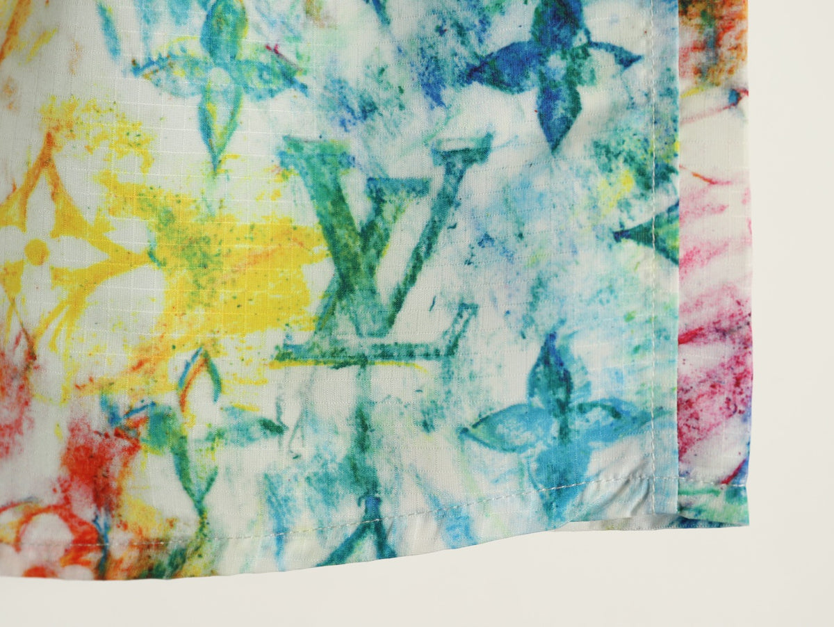 Louis Vuitton Crayon-Style Monogram Shorts - Multicolor