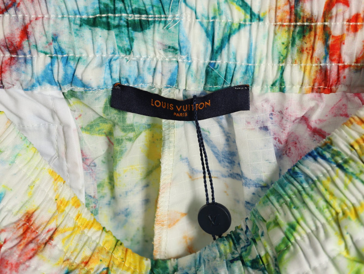 Louis Vuitton Crayon-Style Monogram Shorts - Multicolor