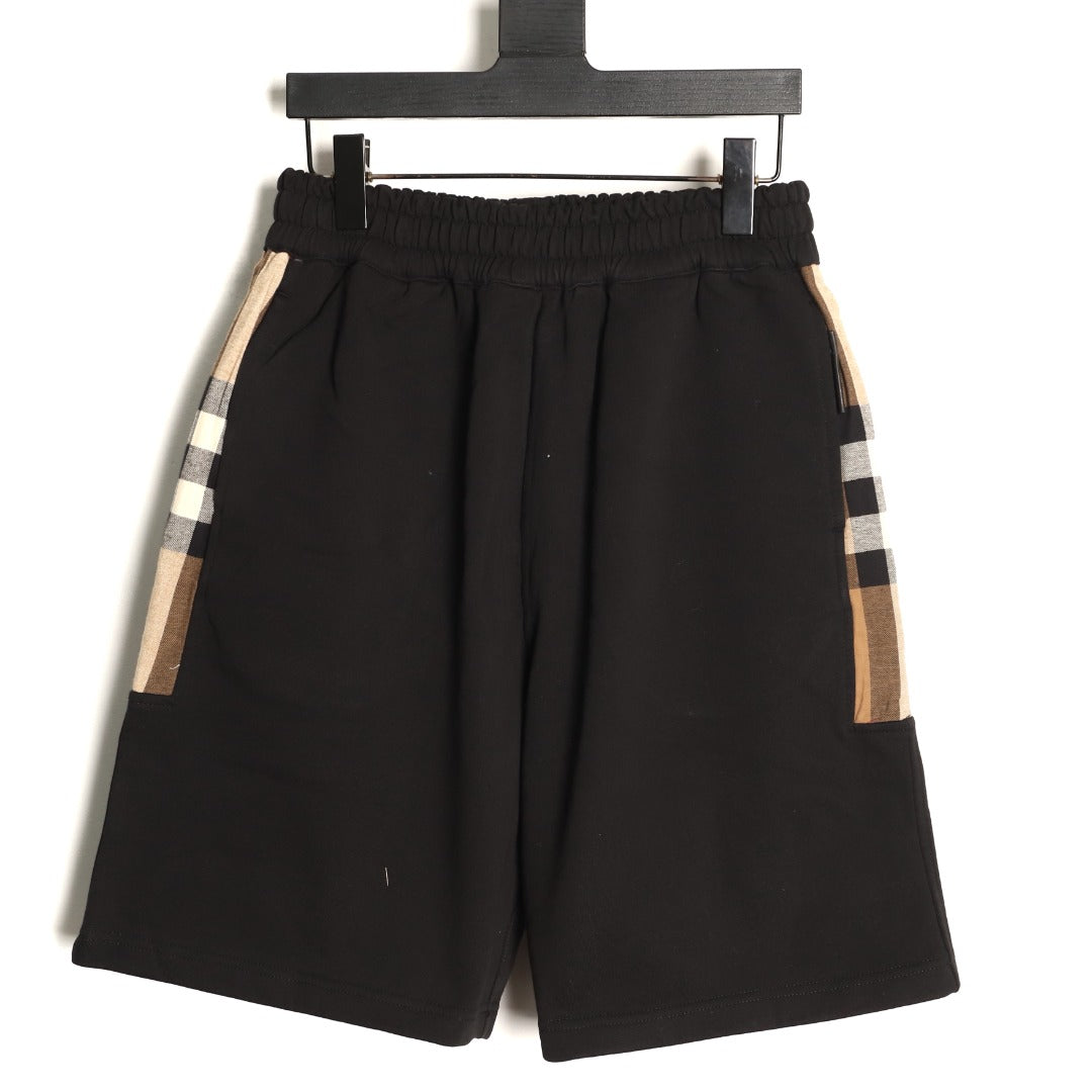 Burberry Check-Side Shorts - Black