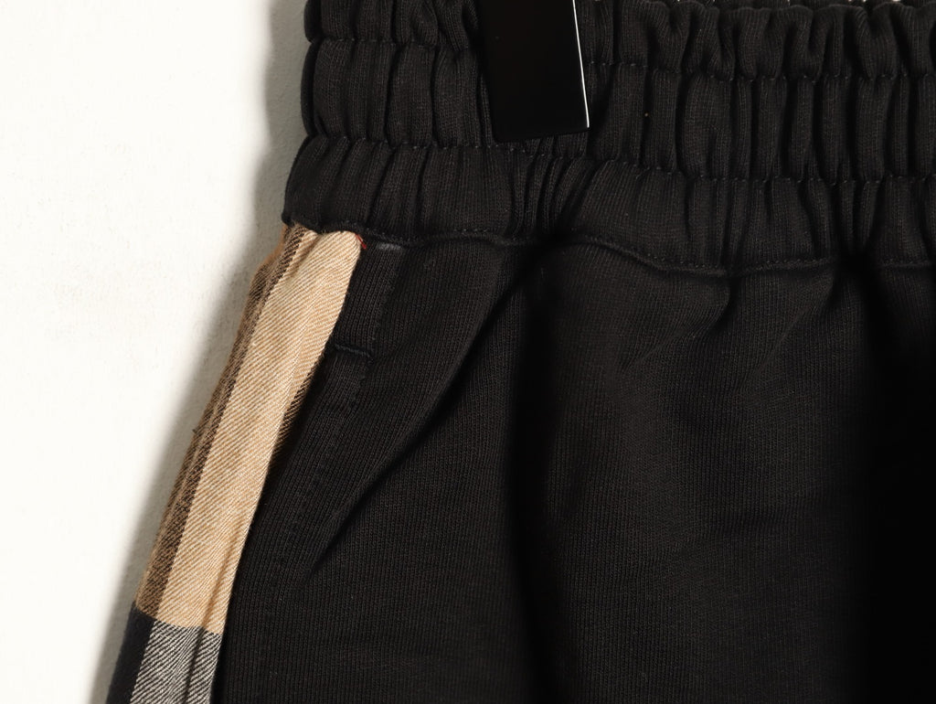 Burberry Check-Side Shorts - Black