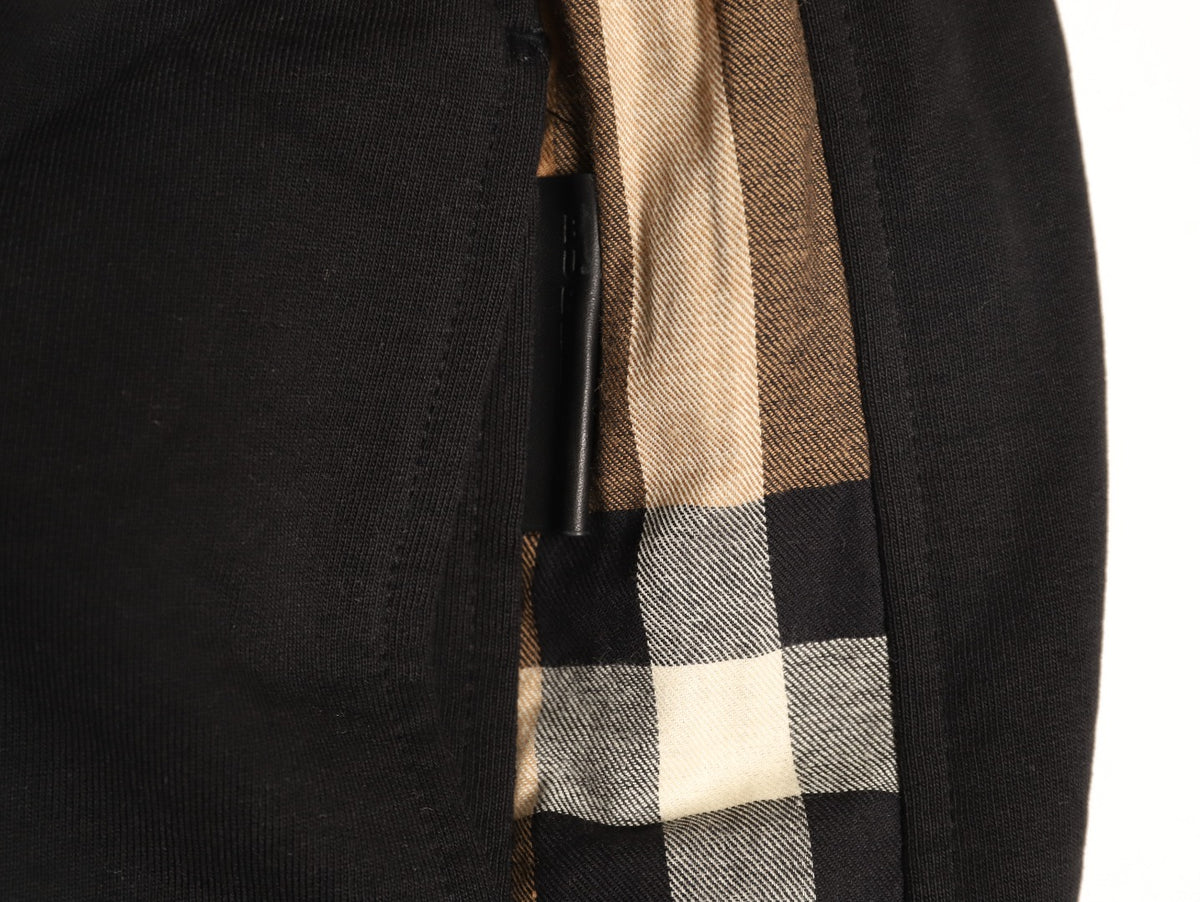 Burberry Check-Side Shorts - Black
