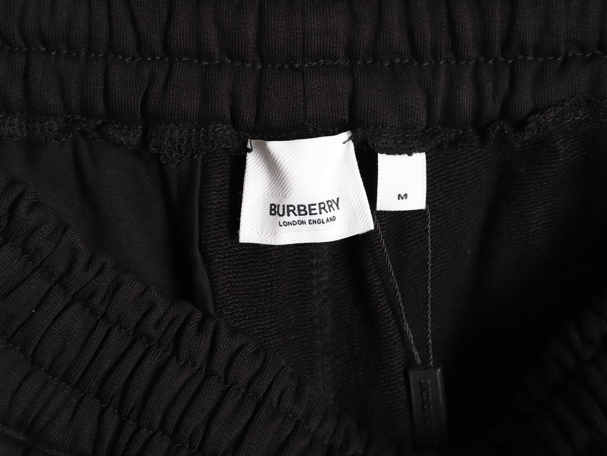 Burberry Check-Side Shorts - Black