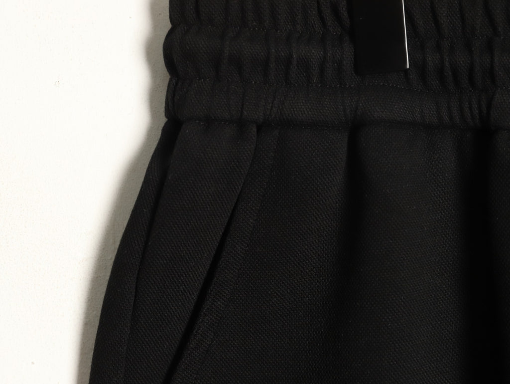 Louis Vuitton Dual-Logo Drawstring Shorts - Black
