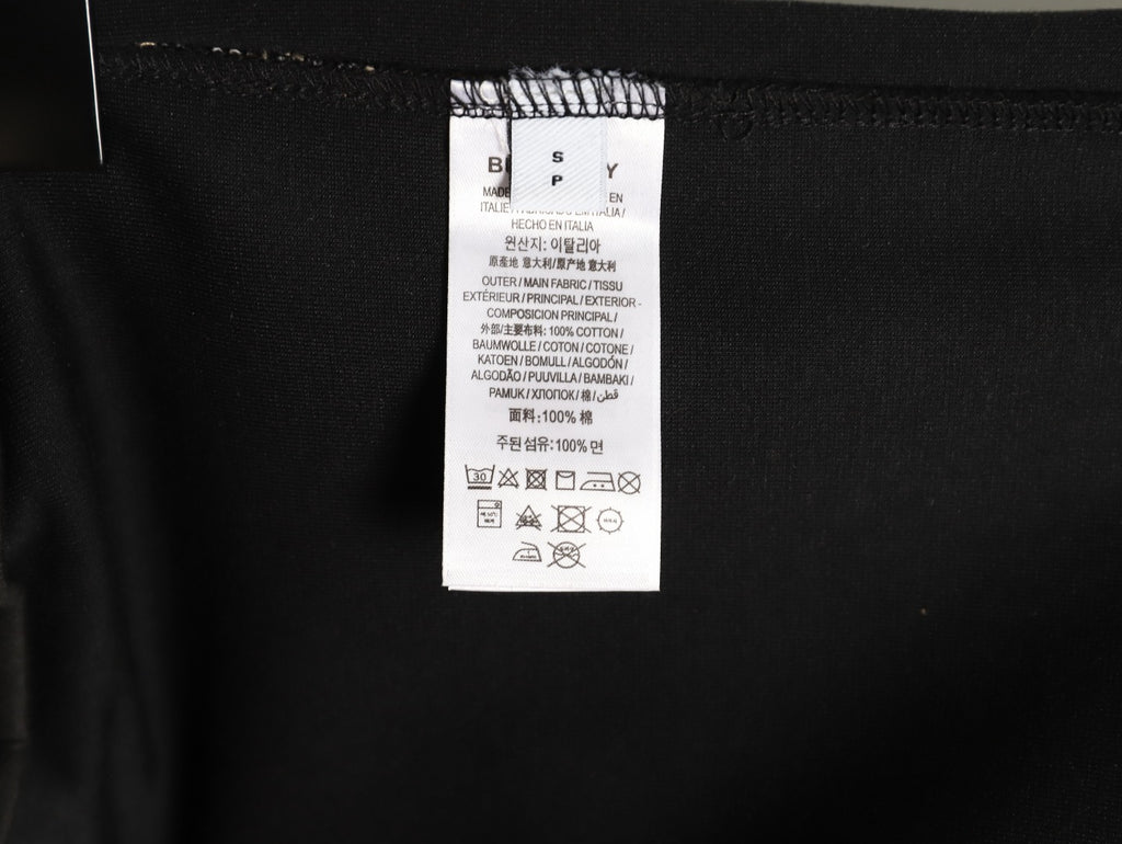 Burberry Equestrian-Emblem Check-Side Shorts - Black