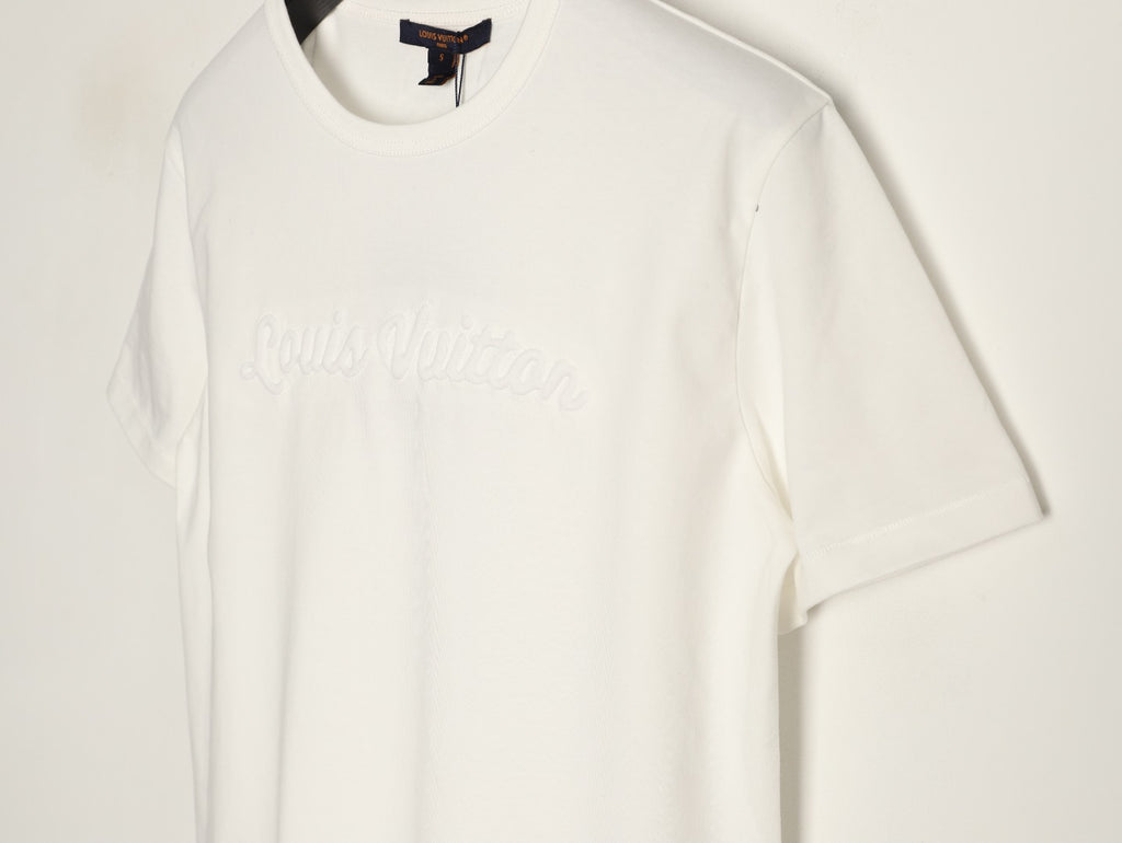 Louis Vuitton Tonal Chest-Logo Short-Sleeve T-Shirt - Cream