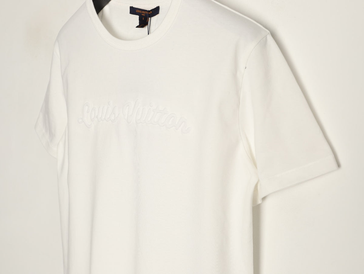 Louis Vuitton Tonal Chest-Logo Short-Sleeve T-Shirt - Cream