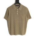 Louis Vuitton Chest-Pocket Detail Short-Sleeve Polo Shirt - Khaki