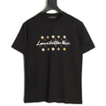 Louis Vuitton Paris Lettering and Daisy-Style Motif T-Shirt - Black