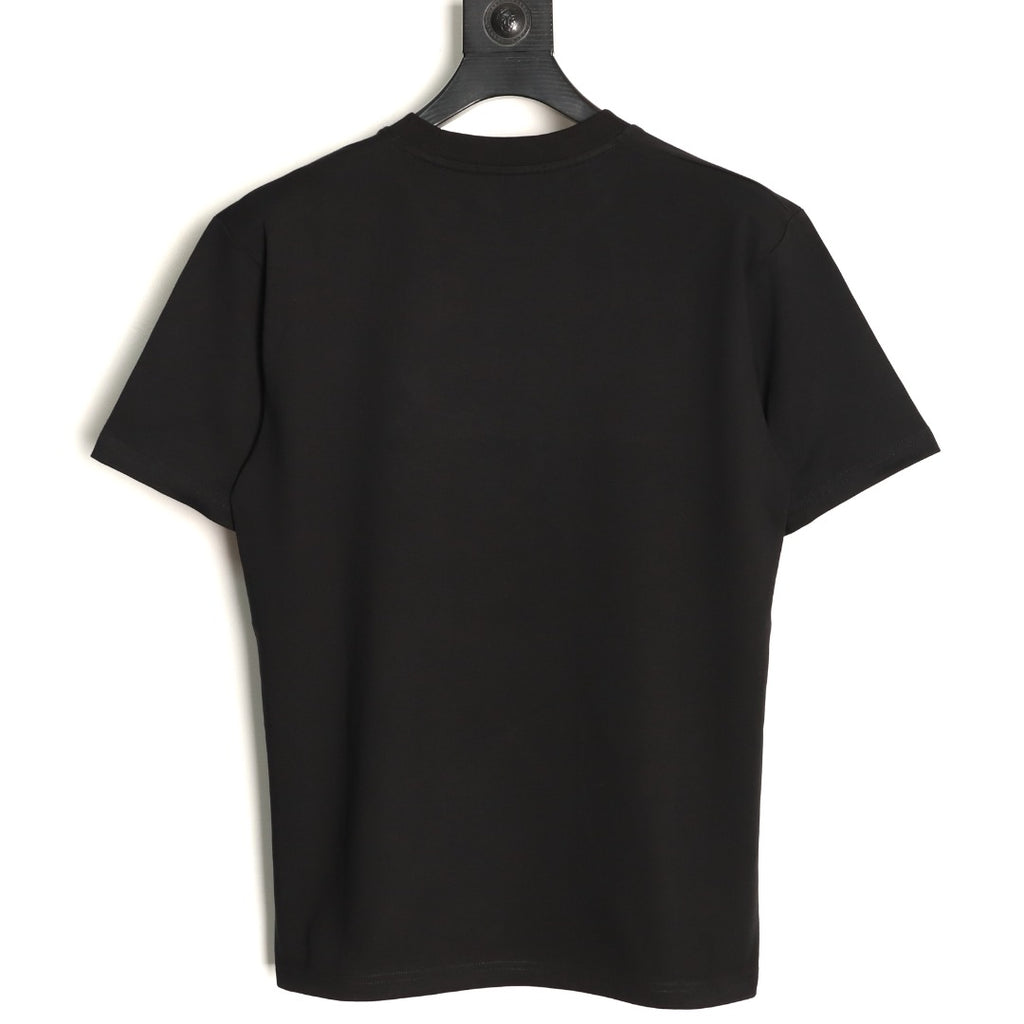 Louis Vuitton Paris Lettering and Daisy-Style Motif T-Shirt - Black