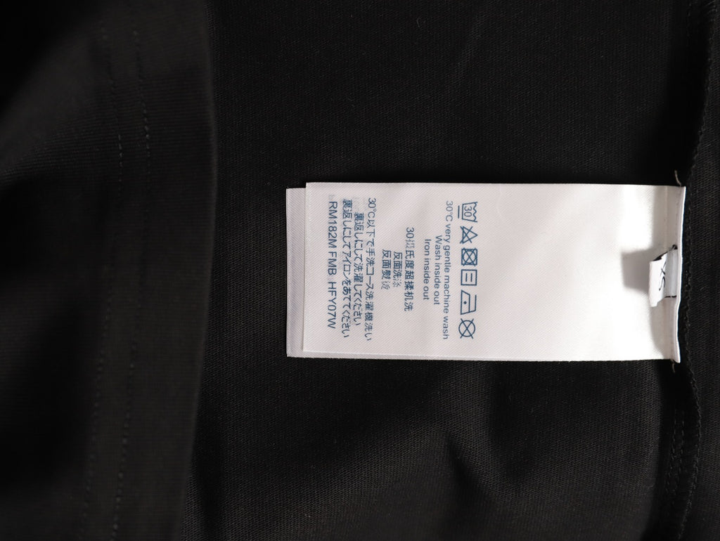 Louis Vuitton Paris Lettering and Daisy-Style Motif T-Shirt - Black
