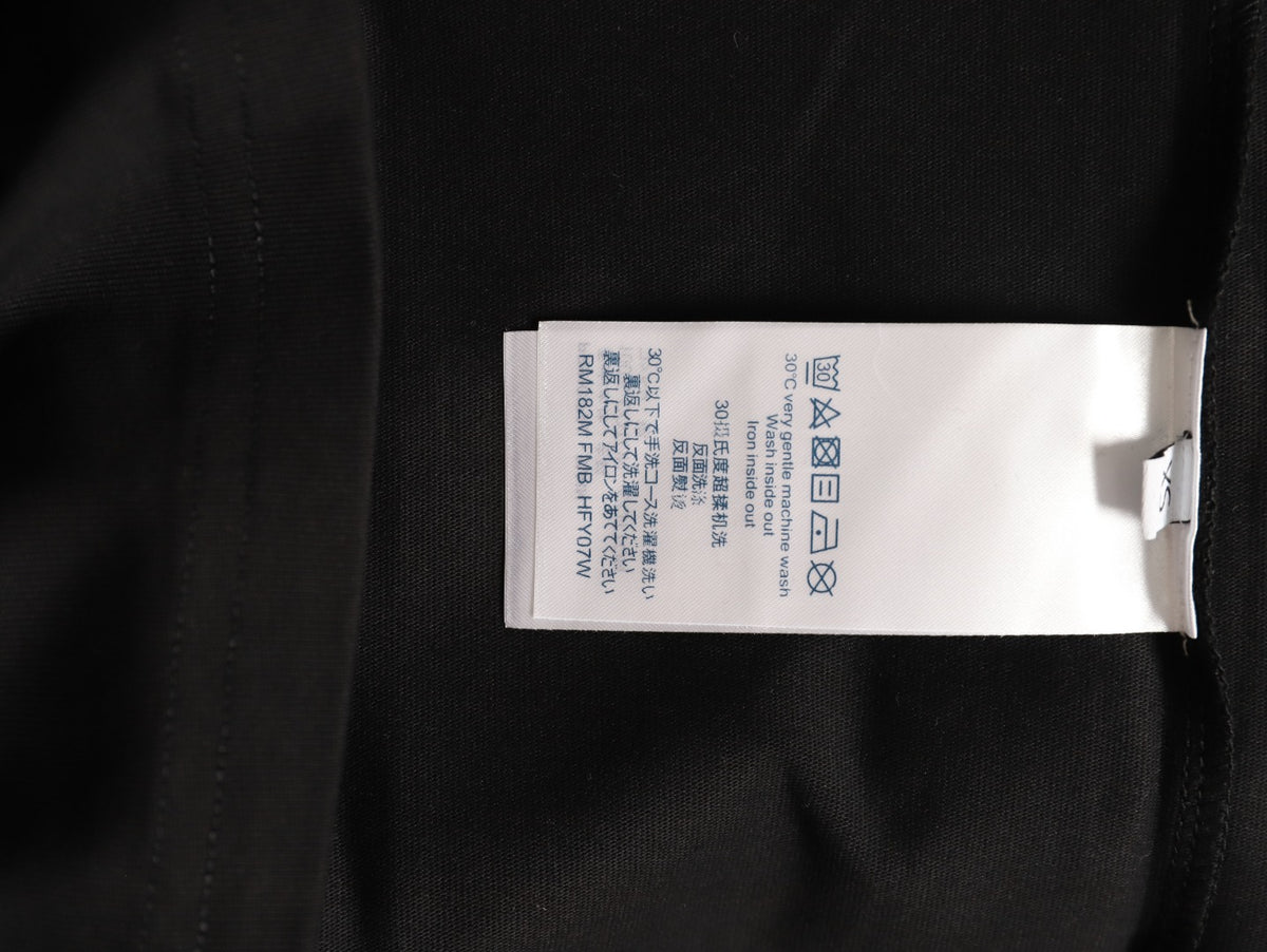 Louis Vuitton Paris Lettering and Daisy-Style Motif T-Shirt - Black